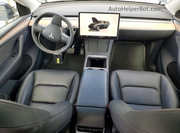7SAYGDEE2RA245942 2024 TESLA MODEL Charcoal Вид панелі приладів