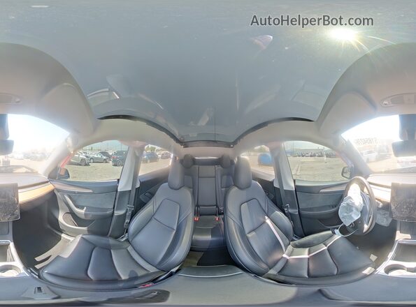 7SAYGDEE2RF089727 2024 TESLA MODEL Серый Панорамный вид салона 360°