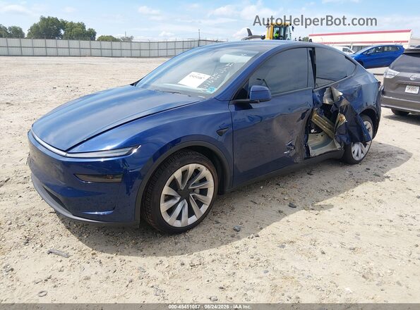 7SAYGDEE2TA395170 2026 TESLA MODEL Y Синий Передняя левая четверть