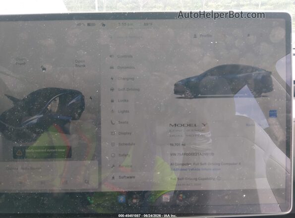 7SAYGDEE2TA395170 2026 TESLA MODEL Y Синий 