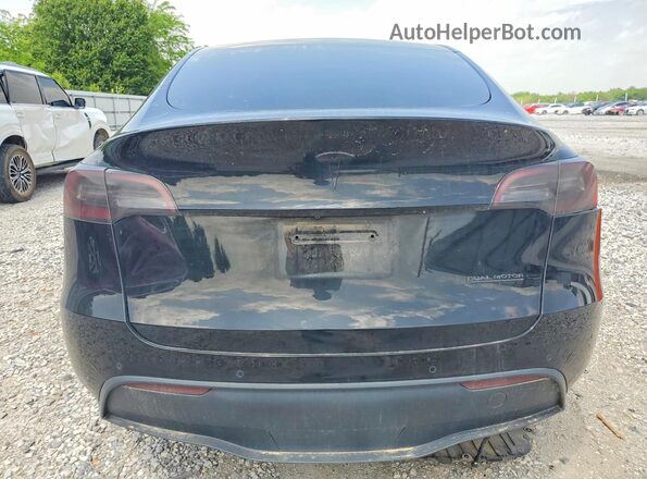 7SAYGDEE3NF328499 2022 TESLA MODEL Black Հետևի տեսք
