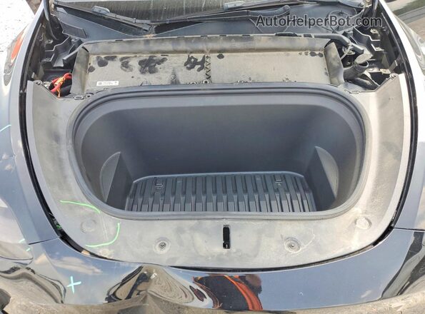 7SAYGDEE3NF328499 2022 TESLA MODEL Black Սալոնի հետևի տեսք