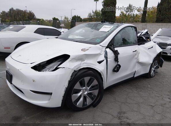 7SAYGDEE3NF346808 2022 TESLA MODEL Y White Передня ліва чверть