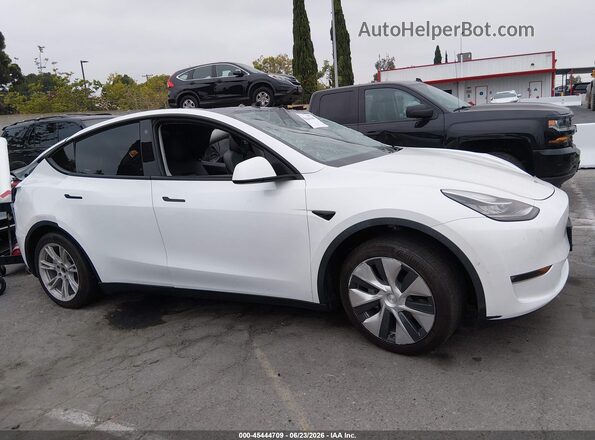 7SAYGDEE3NF346808 2022 TESLA MODEL Y White Панорамний вид салону 360°