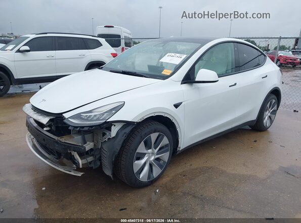 7SAYGDEE3NF401113 2022 TESLA MODEL Y Белый Передняя левая четверть