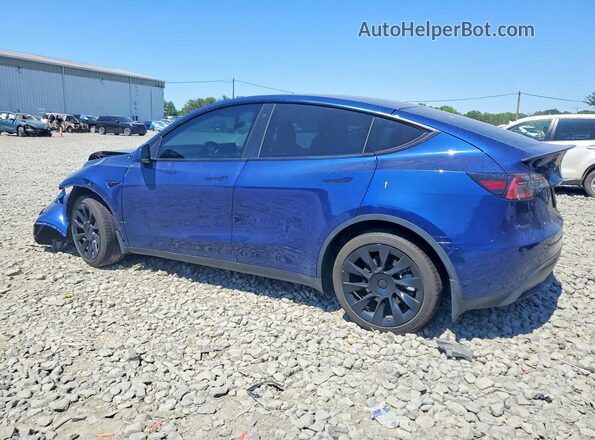 7SAYGDEE3NF444740 2022 TESLA MODEL Blue Trasero izquierdo