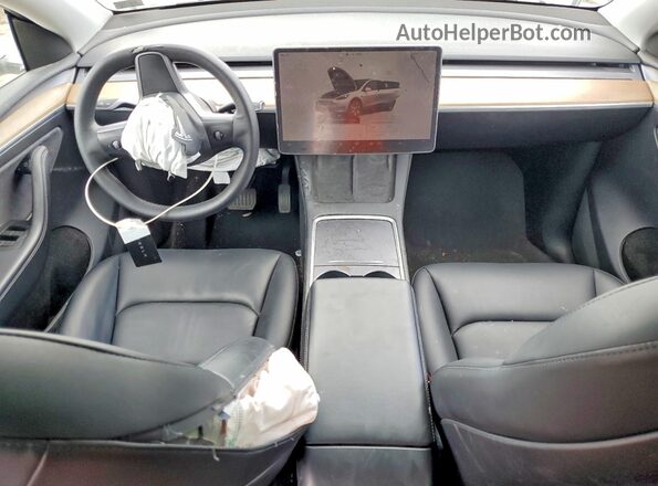 7SAYGDEE3PA051854 2023 TESLA MODEL White Widok deski rozdzielczej