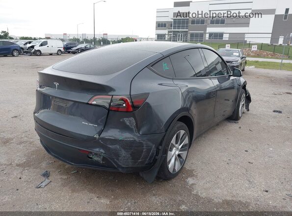 7SAYGDEE3PA091710 2023 TESLA MODEL Y Серый Задняя правая четверть