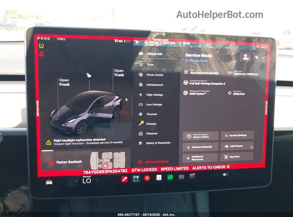 7SAYGDEE3PA204782 2023 TESLA MODEL Y Black 