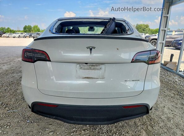 7SAYGDEE3PA207780 2023 TESLA MODEL White Widok z tyłu