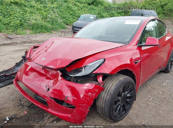 7SAYGDEE3PF766457 2023 TESLA MODEL Y Красный Вид спереди
