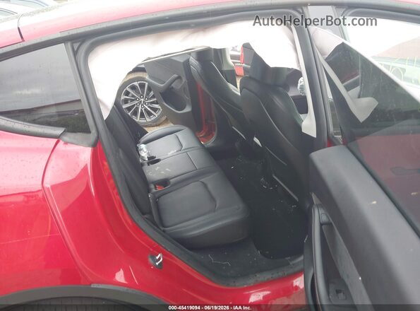 7SAYGDEE3PF766457 2023 TESLA MODEL Y Красный Вид наклейки с VIN-кодом