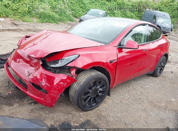 7SAYGDEE3PF766457 2023 TESLA MODEL Y Красный Передняя левая четверть
