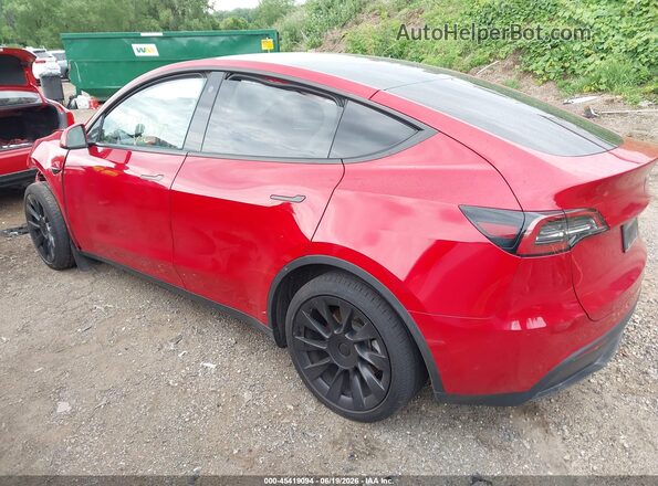 7SAYGDEE3PF766457 2023 TESLA MODEL Y Красный Задняя левая четверть