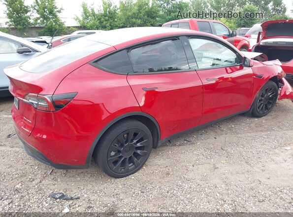 7SAYGDEE3PF766457 2023 TESLA MODEL Y Красный Задняя правая четверть