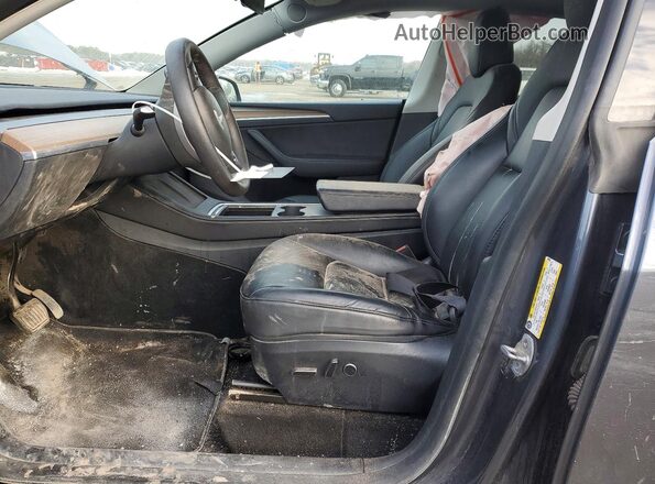 7SAYGDEE3PF850620 2023 TESLA MODEL Gray Front interior view