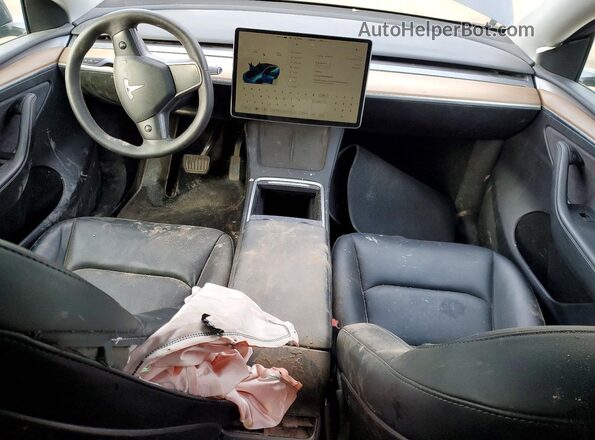 7SAYGDEE3PF850620 2023 TESLA MODEL Gray Dashboard view