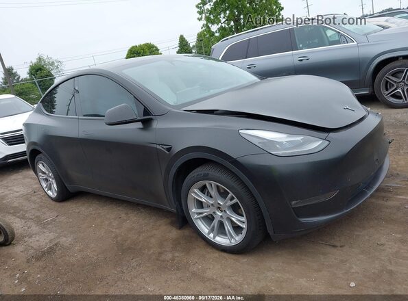 7SAYGDEE3PF868339 2023 TESLA MODEL Y Black Widok zestawu wskaźników