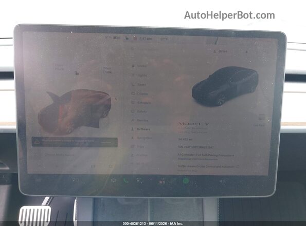 7SAYGDEE3RA231547 2024 TESLA MODEL Y Black Rear seats view