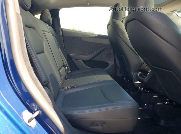 7SAYGDEE3TA394917 2026 TESLA MODEL Blue Вид задніх сидінь
