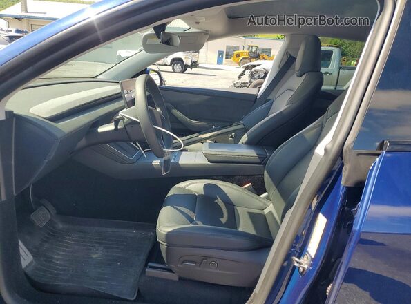 7SAYGDEE3TA394917 2026 TESLA MODEL Blue Вид салону спереду