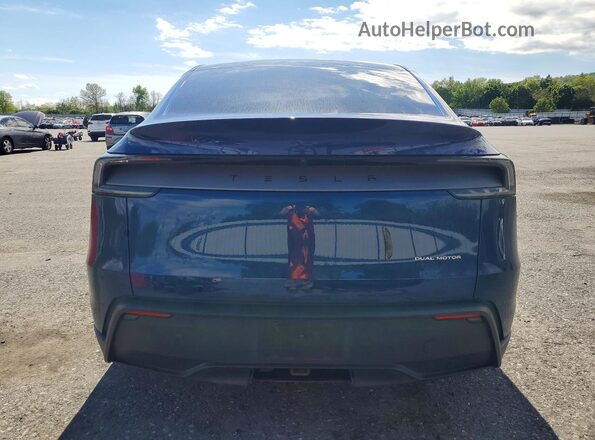 7SAYGDEE3TA394917 2026 TESLA MODEL Blue Вид ззаду