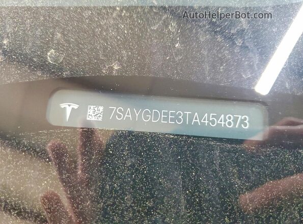 7SAYGDEE3TA454873 2026 TESLA MODEL Black Вид підкапотного простору