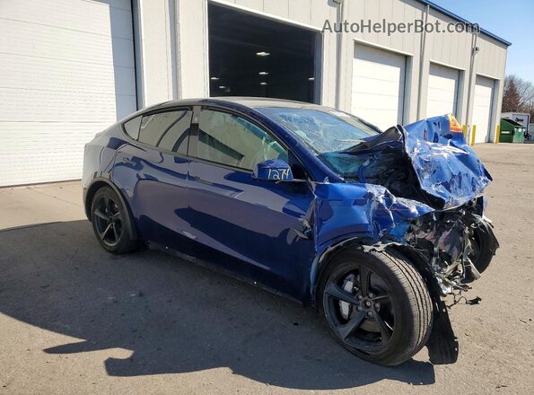 7SAYGDEE3TF371138 2026 TESLA MODEL Blue Przód prawy