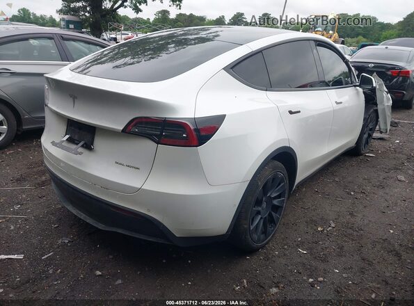7SAYGDEE4NA018326 2022 TESLA MODEL Y White Tył prawy