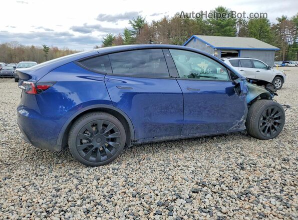 7SAYGDEE4NF463183 2022 TESLA MODEL Blue Задня права чверть
