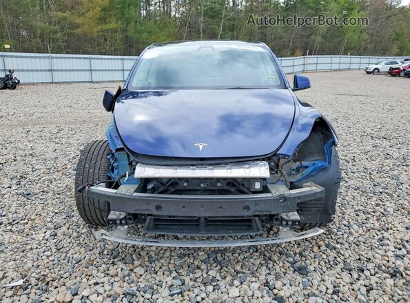 7SAYGDEE4NF463183 2022 TESLA MODEL Blue Вид спереду