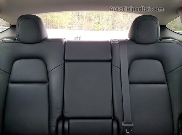 7SAYGDEE4NF463183 2022 TESLA MODEL Blue Вид задніх сидінь