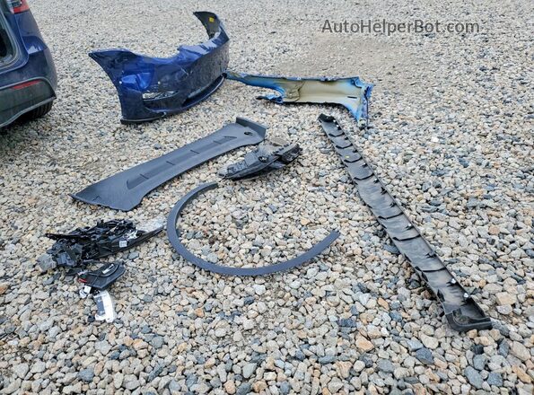 7SAYGDEE4NF463183 2022 TESLA MODEL Blue Вид наклейки з VIN-кодом