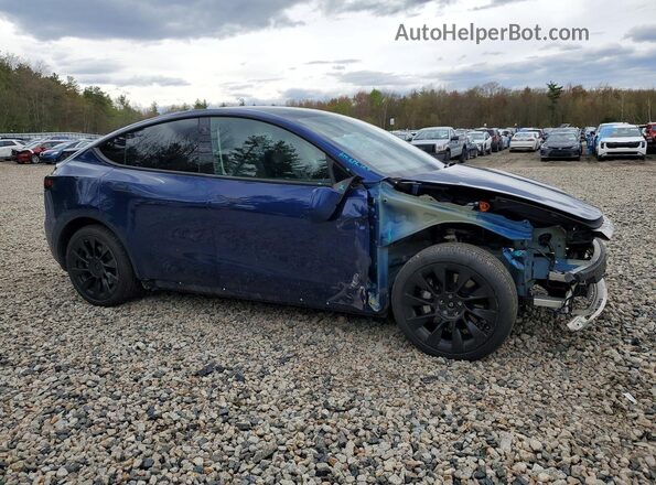 7SAYGDEE4NF463183 2022 TESLA MODEL Blue Передня права чверть