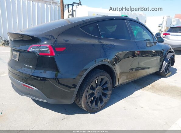 7SAYGDEE4PA074415 2023 TESLA MODEL Y Черный Задняя правая четверть