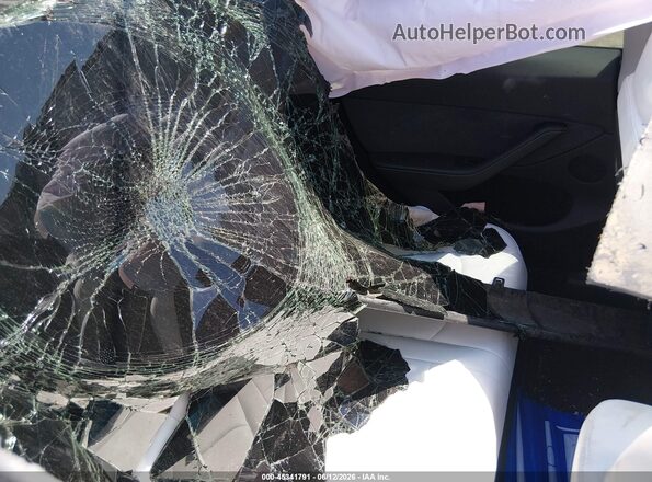 7SAYGDEE4PA107607 2023 TESLA MODEL Y White Вид наклейки з VIN-кодом