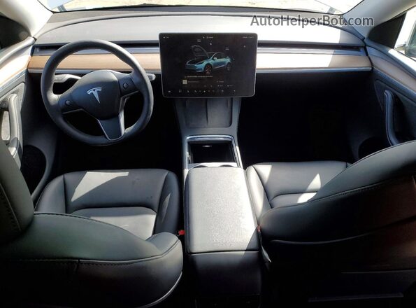7SAYGDEE4PA120311 2023 TESLA MODEL White Dashboard view