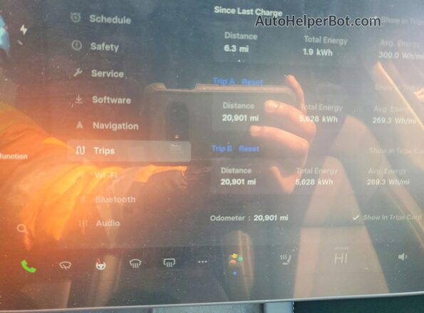 7SAYGDEE4PA120311 2023 TESLA MODEL White Instrument cluster view