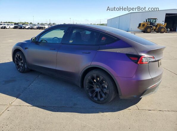 7SAYGDEE4PA158198 2023 TESLA MODEL Фиолетовый Задняя левая четверть