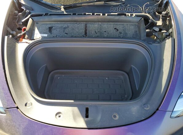 7SAYGDEE4PA158198 2023 TESLA MODEL Фиолетовый Вид задней части салона
