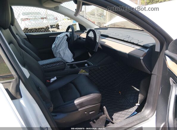 7SAYGDEE4PF615014 2023 TESLA MODEL Y White Vista interior delantera