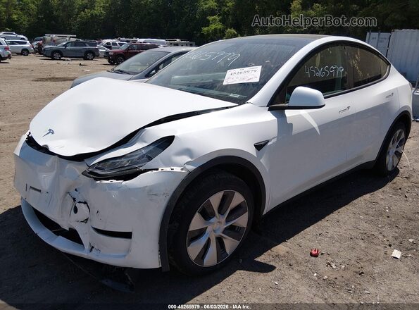7SAYGDEE4PF615014 2023 TESLA MODEL Y White Vista tres cuartos delantera izquierda