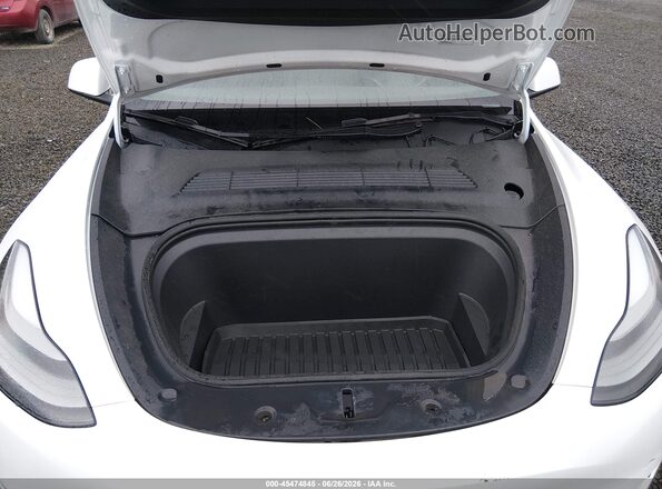 7SAYGDEE4PF808327 2023 TESLA MODEL Y White Rear view