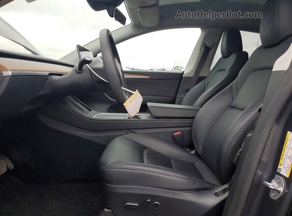 7SAYGDEE4PF889801 2023 TESLA MODEL Серый Вид салона спереди