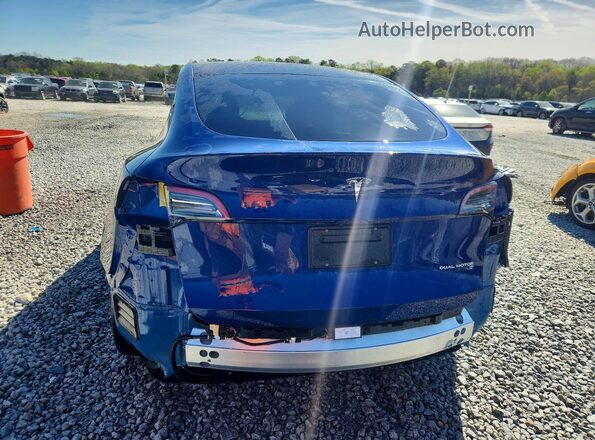 7SAYGDEE4RA219259 2024 TESLA MODEL Blue Rear view