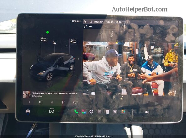 7SAYGDEE4RA254318 2024 TESLA MODEL Y Blue 