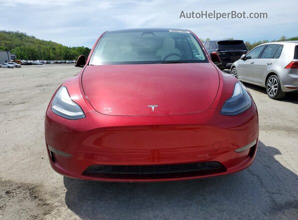 7SAYGDEE4RA306059 2024 TESLA MODEL Red Front view
