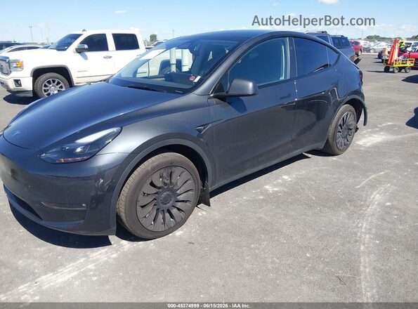 7SAYGDEE4RF026385 2024 TESLA MODEL Y Черный Передняя левая четверть