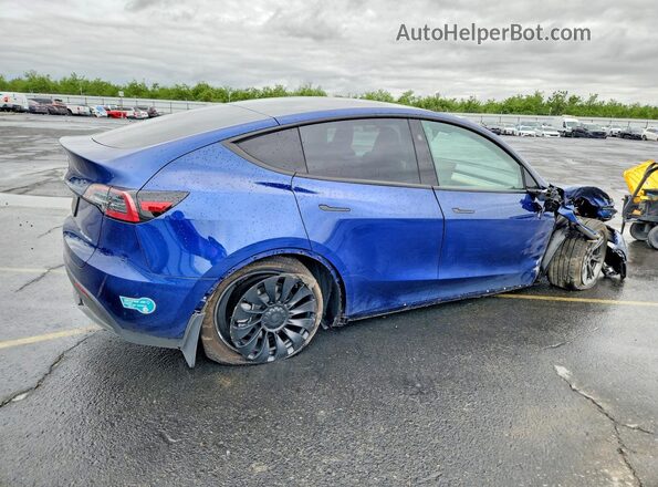 7SAYGDEE4SF275808 2025 TESLA MODEL Blue Հետևի աջ