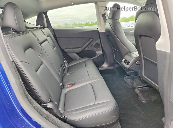 7SAYGDEE4SF275808 2025 TESLA MODEL Blue Հետևի նստատեղերի տեսք
